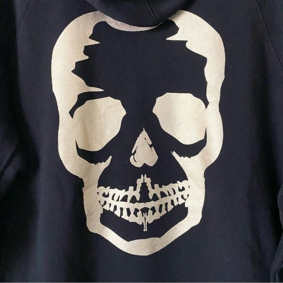 ZADIG & VOLTAIRE Clipper Skull Foil Sweatshirt Hoodie - Picture 3 of 5